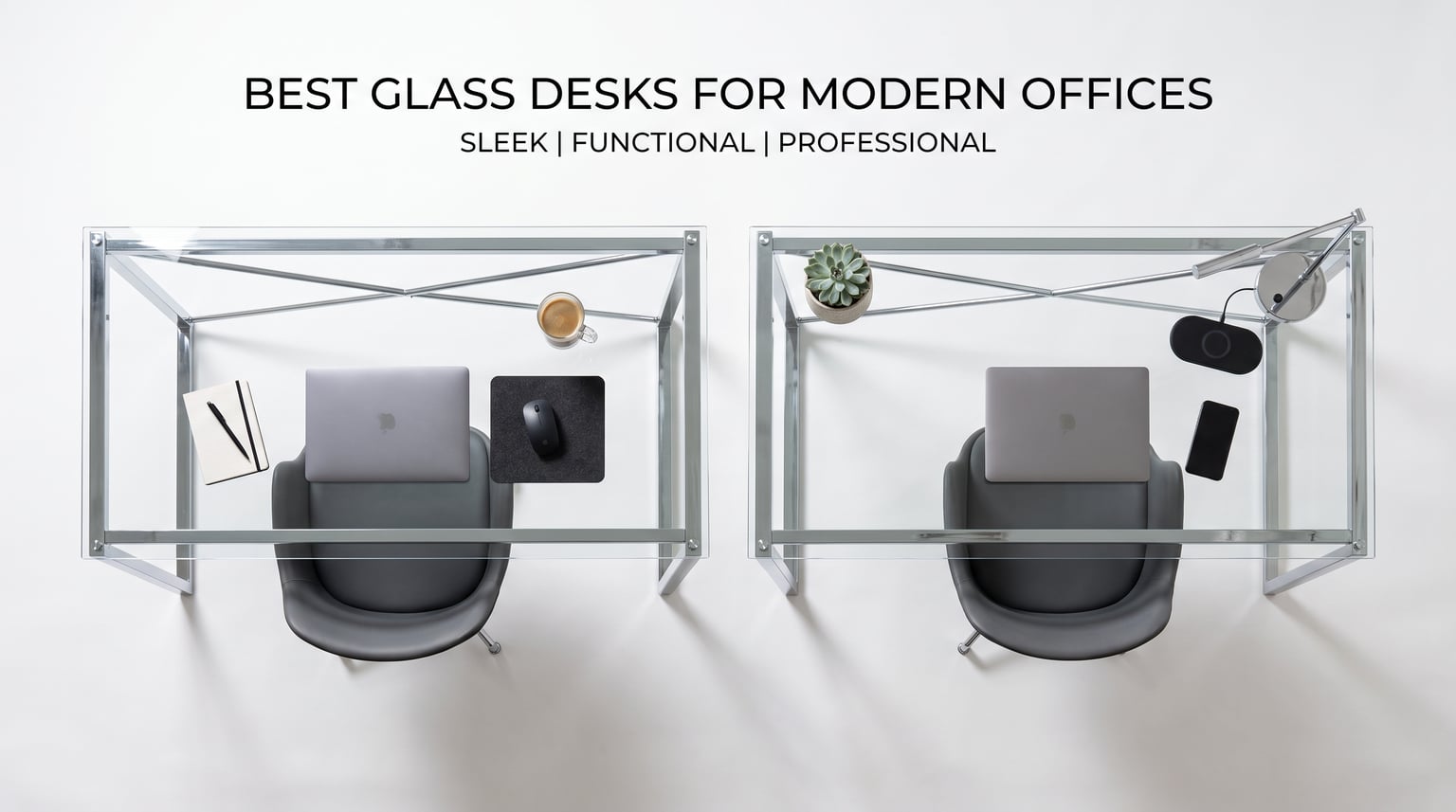Best glass desks for modern offices