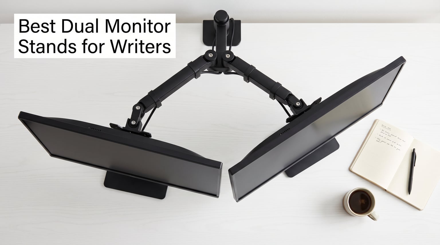 Best dual monitor stands for writers