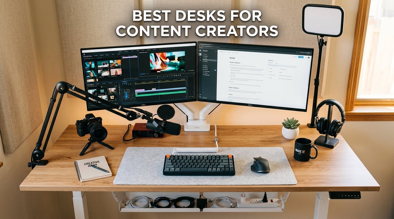 Best desks for content creators