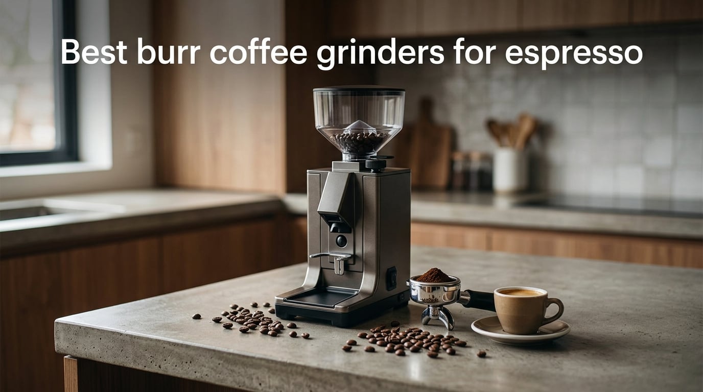 Best burr coffee grinders for espresso