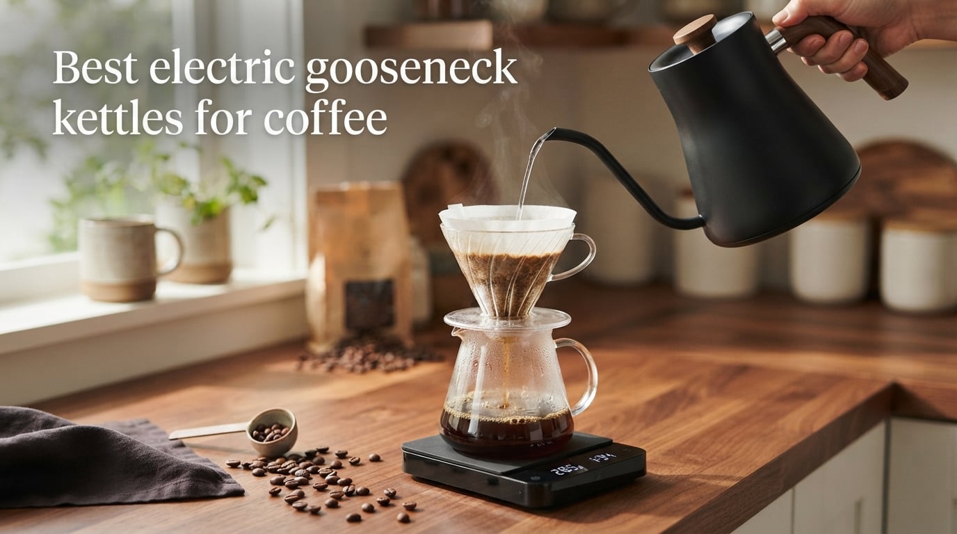 Best electric gooseneck kettles for coffee