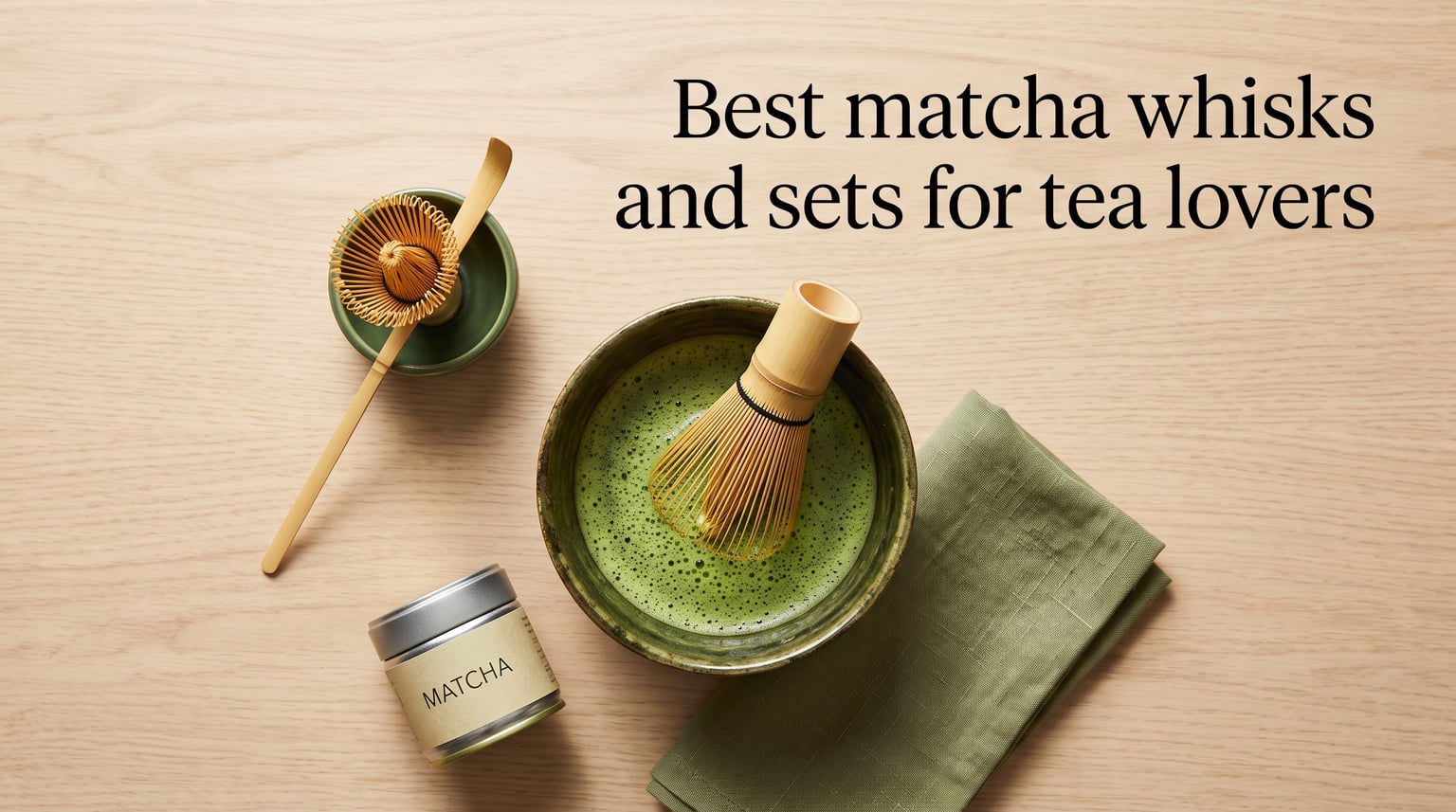 Best matcha whisks and sets for tea lovers