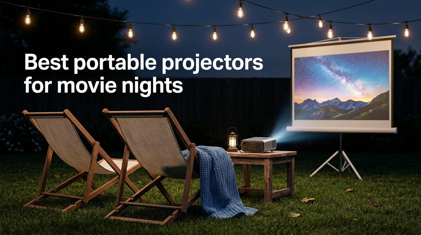 Best portable projectors for movie nights