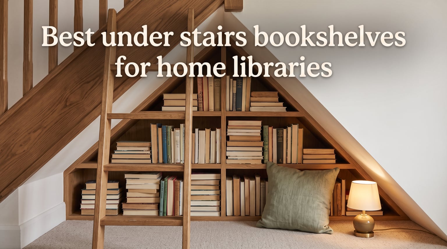 Best under stairs bookshelves for home libraries