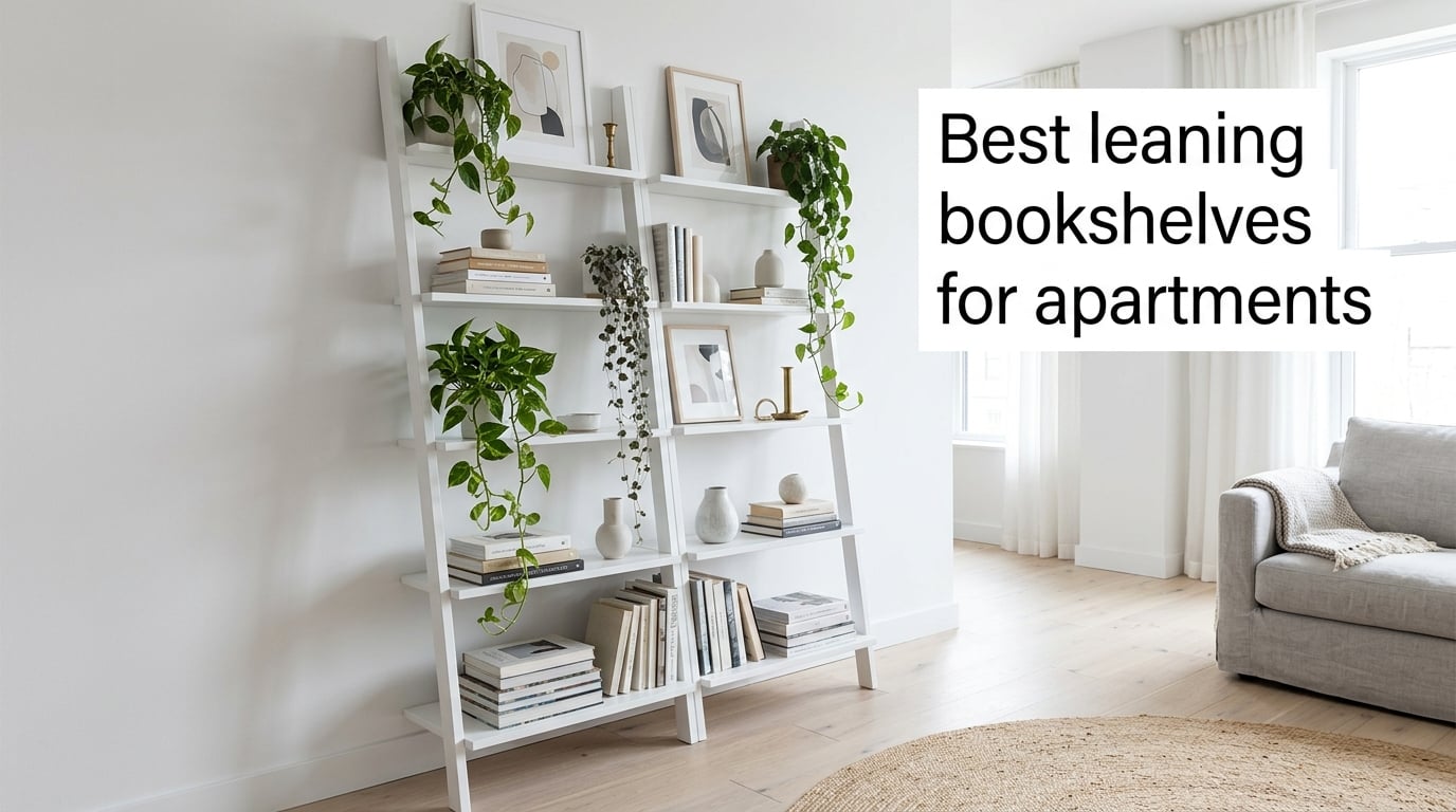 Best leaning bookshelves for apartments