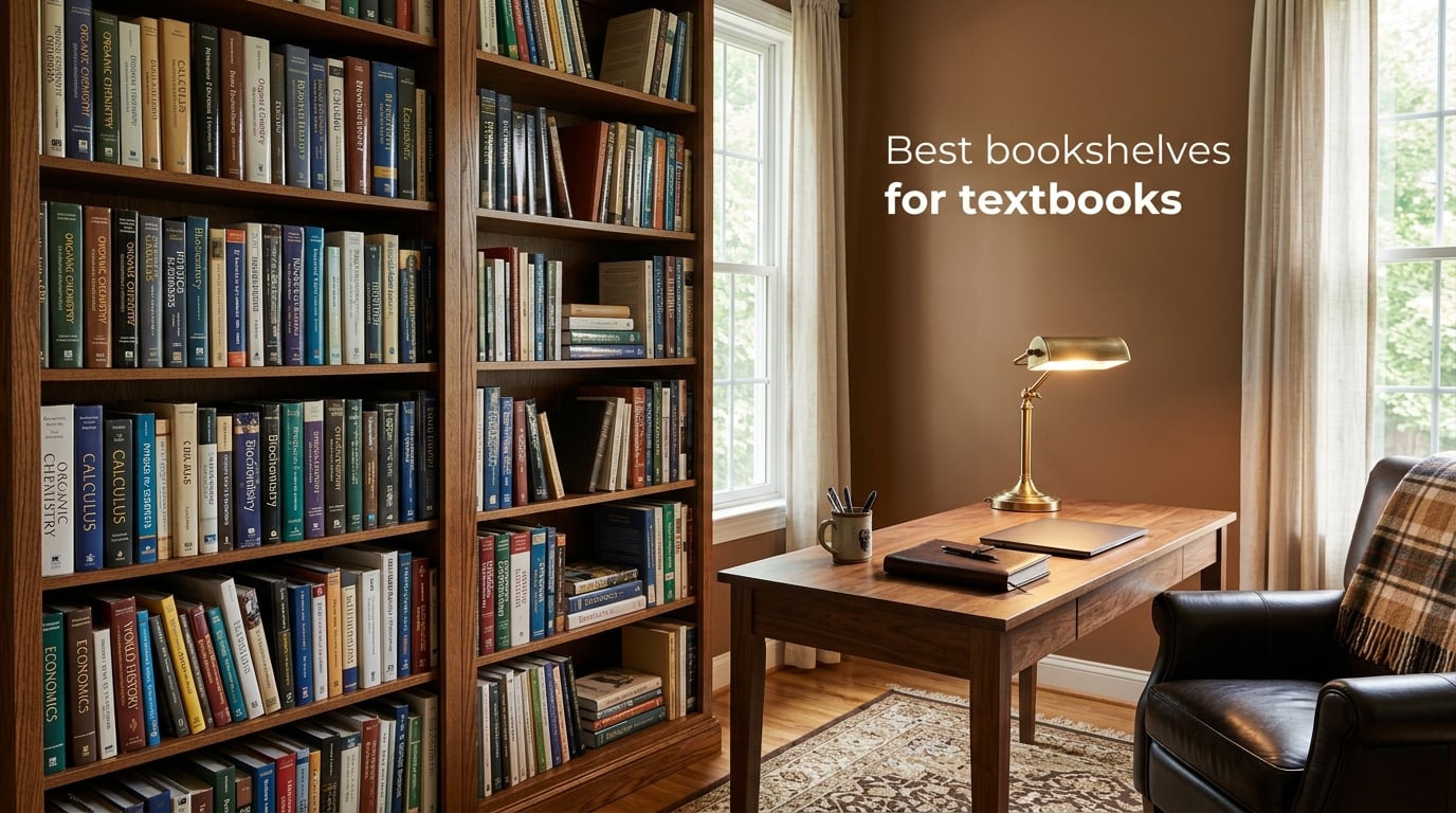 Best bookshelves for textbooks