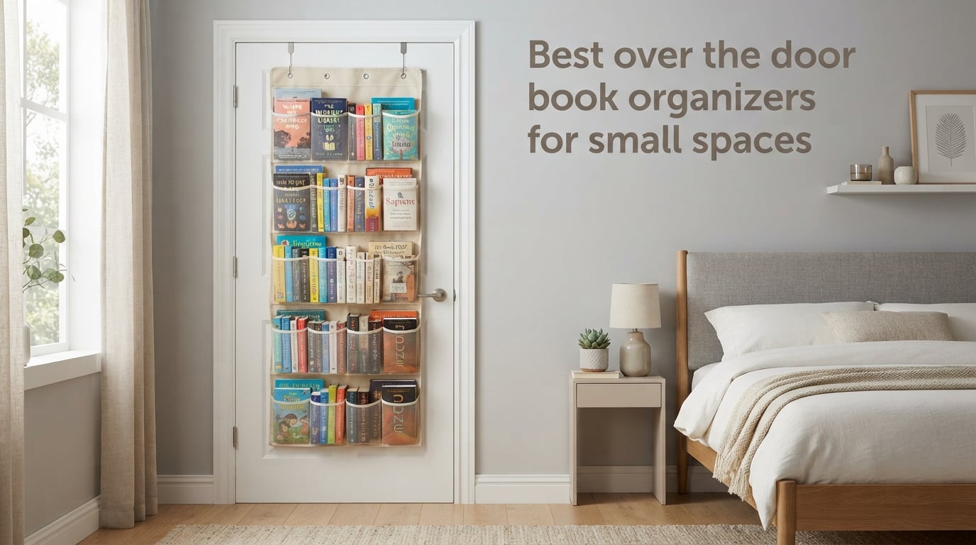 Best over the door book organizers for small spaces