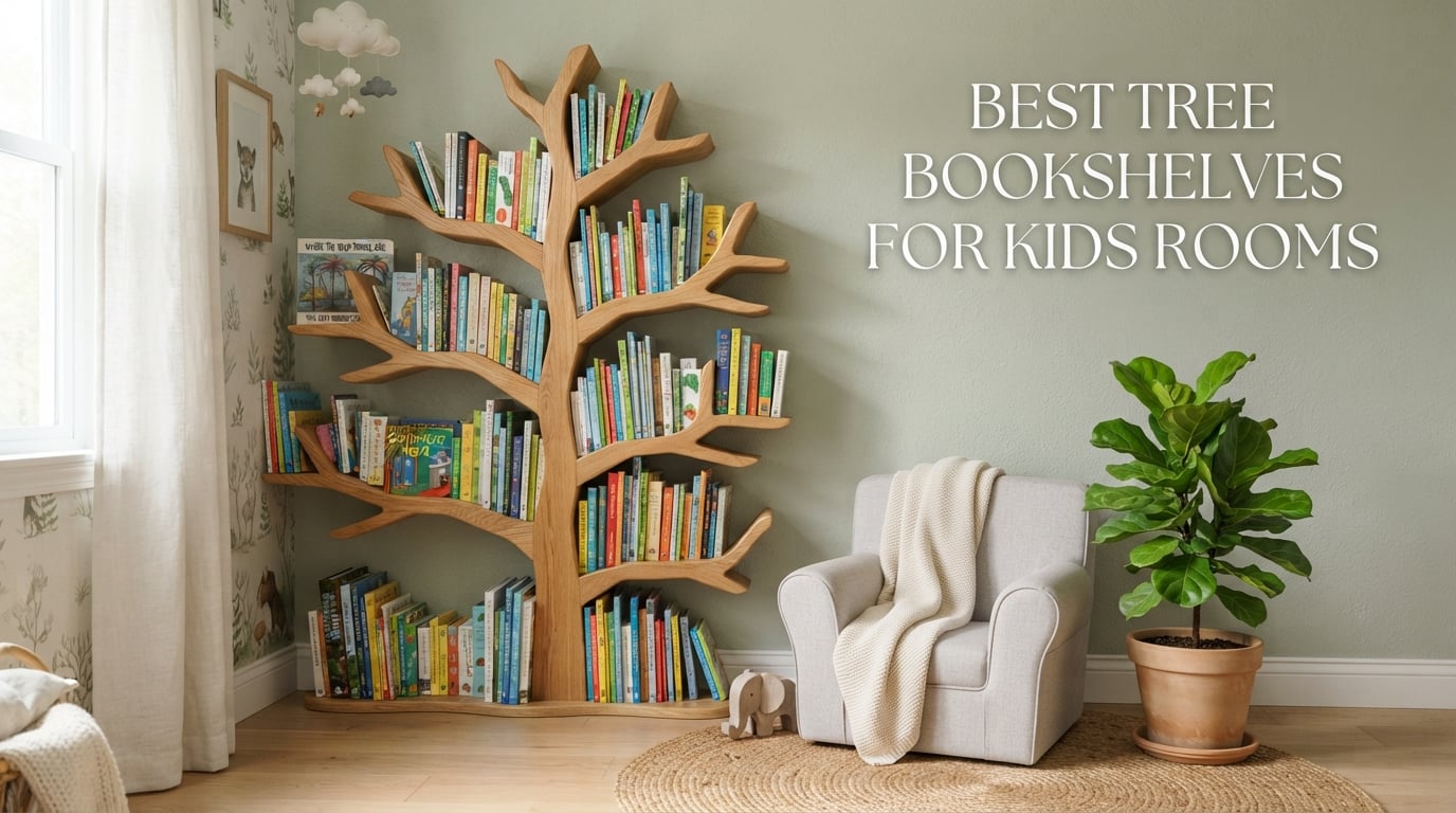 Best tree bookshelves for kids rooms