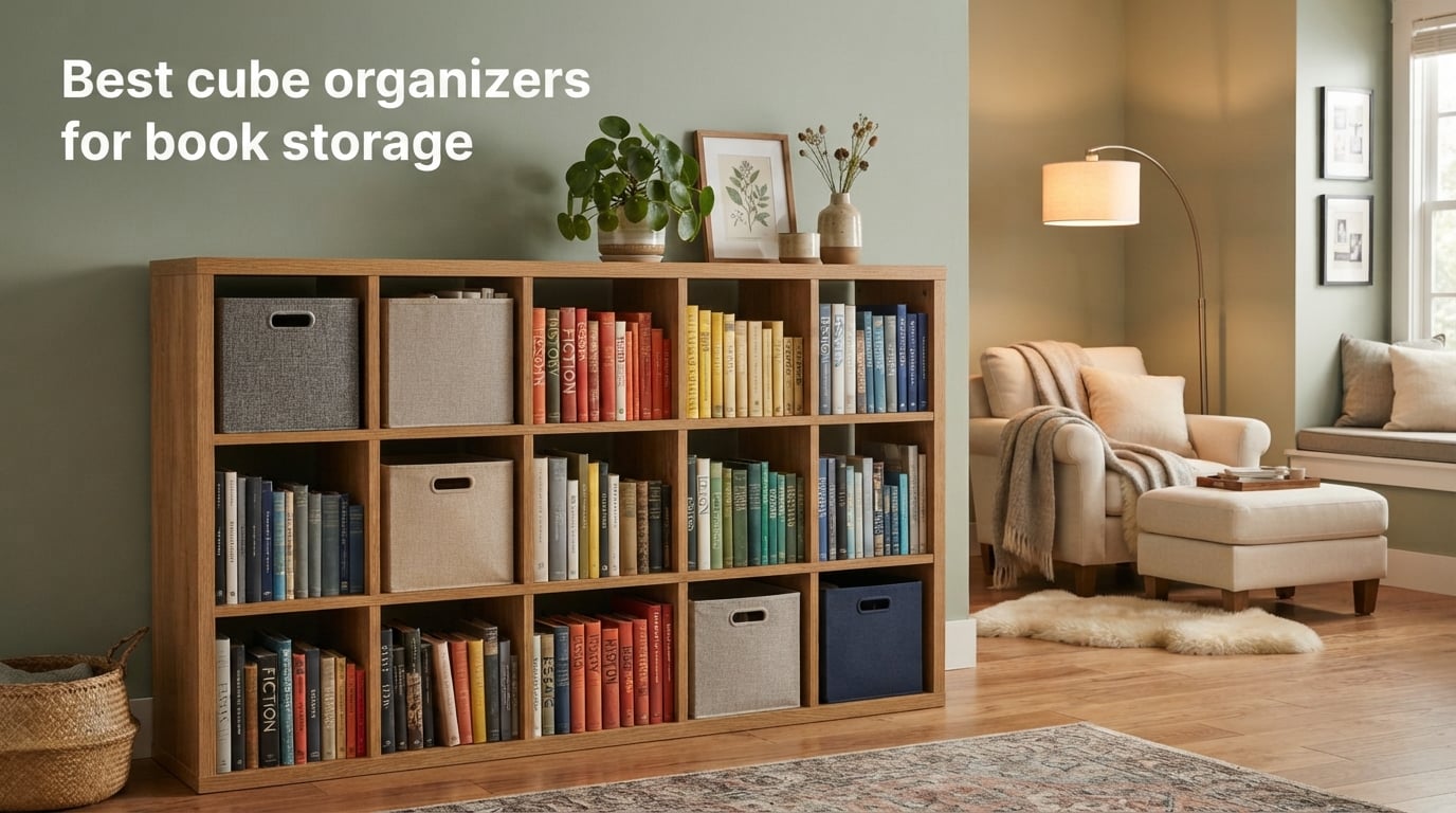 Best cube organizers for book storage