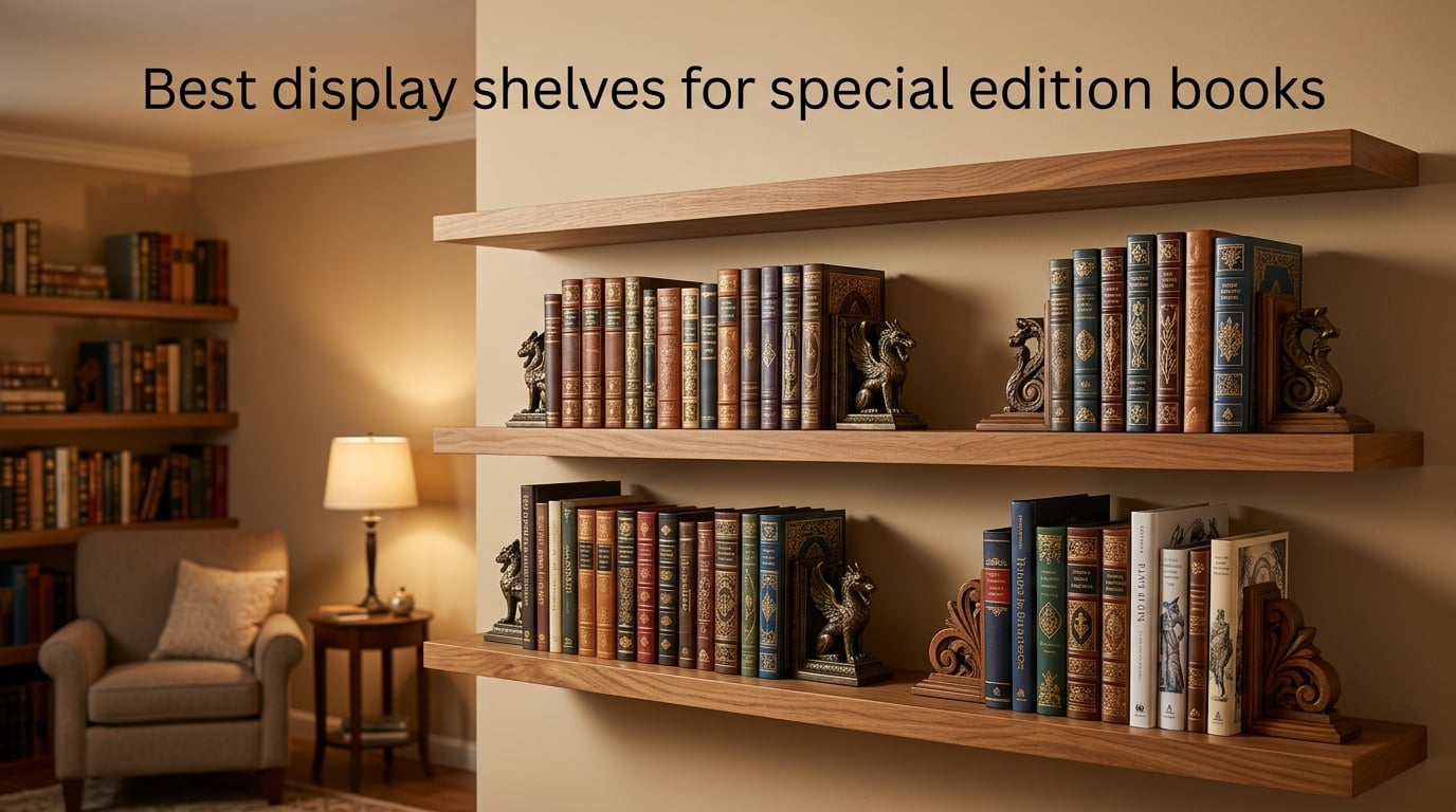 Best display shelves for special edition books
