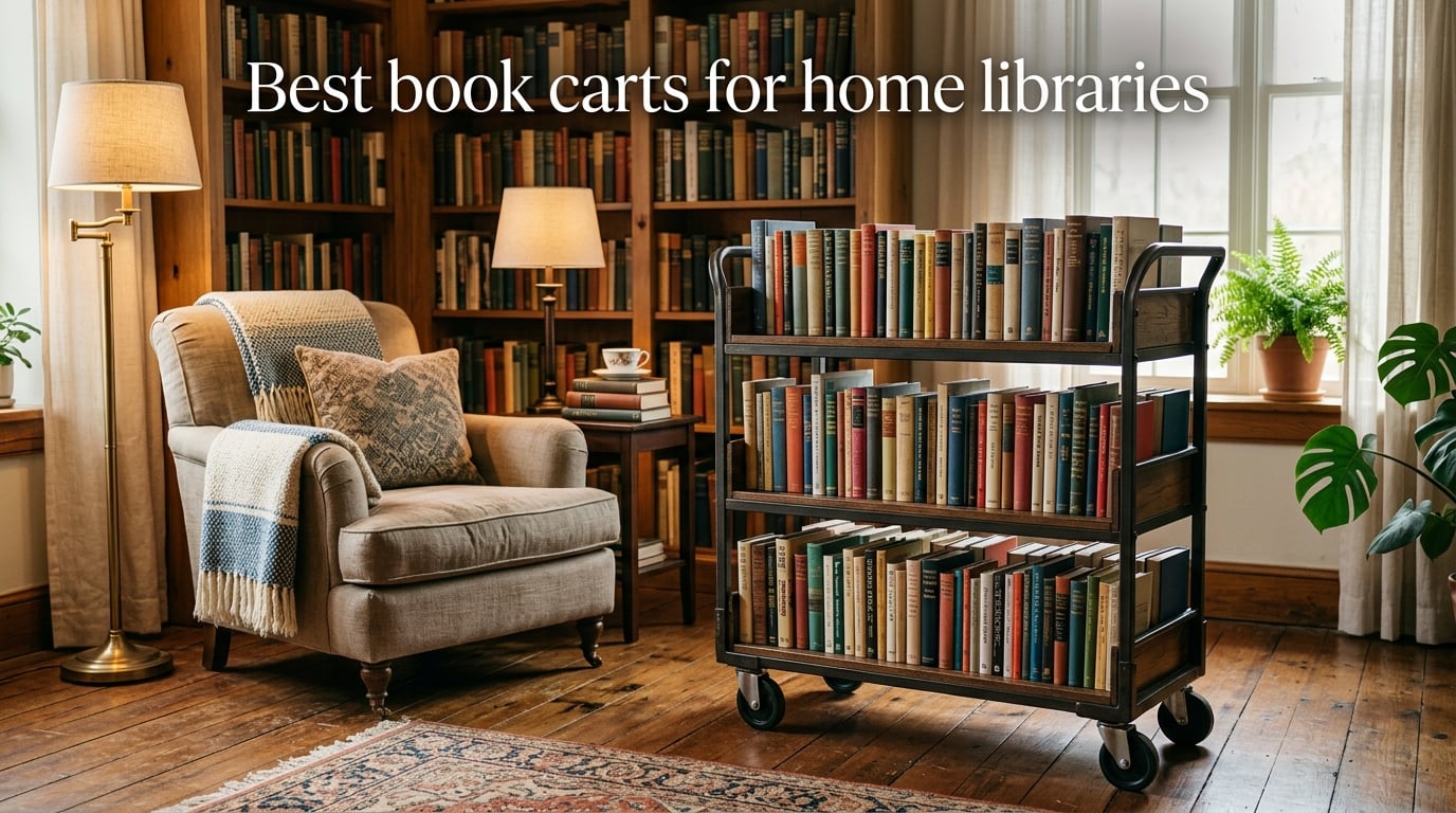 Best book carts for home libraries