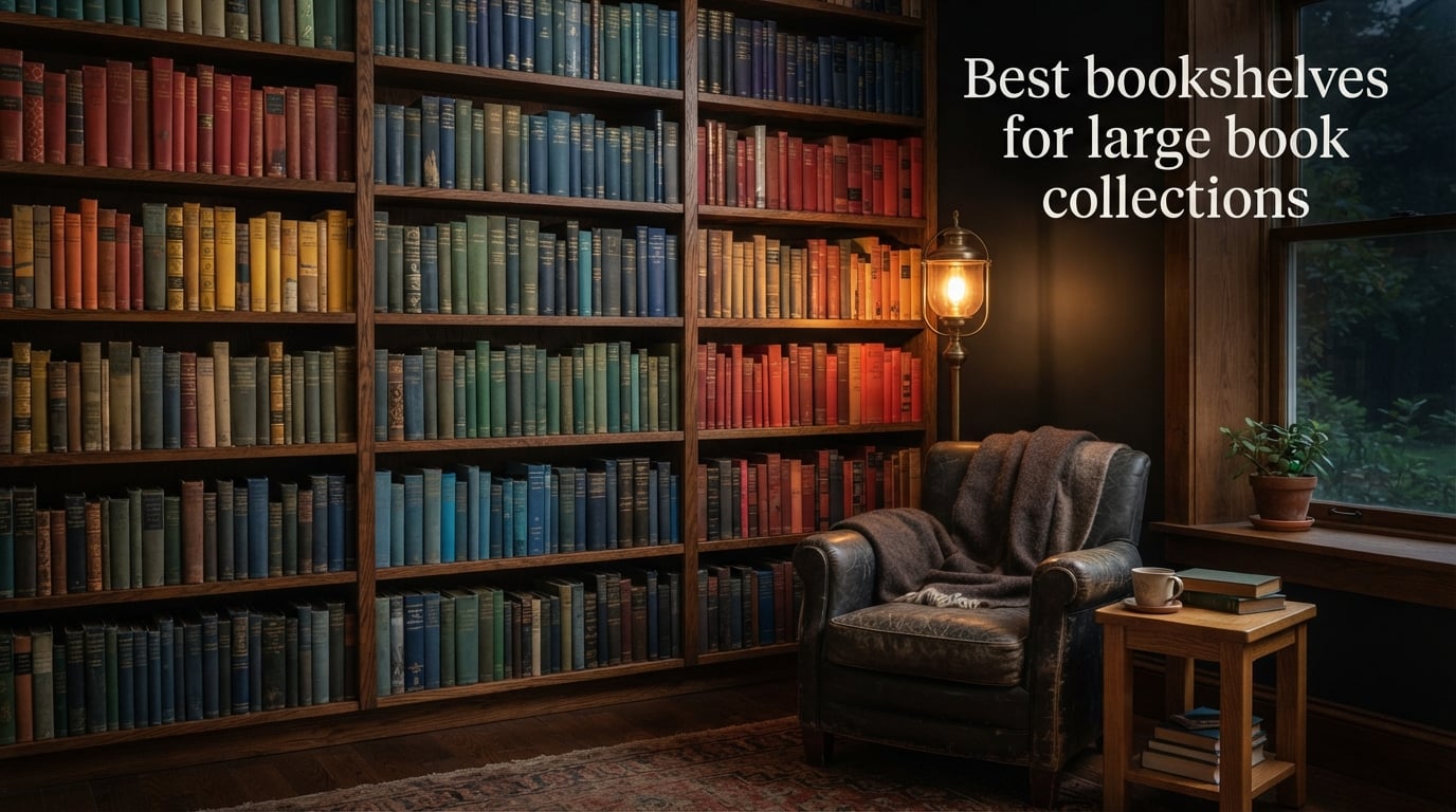Best bookshelves for large book collections