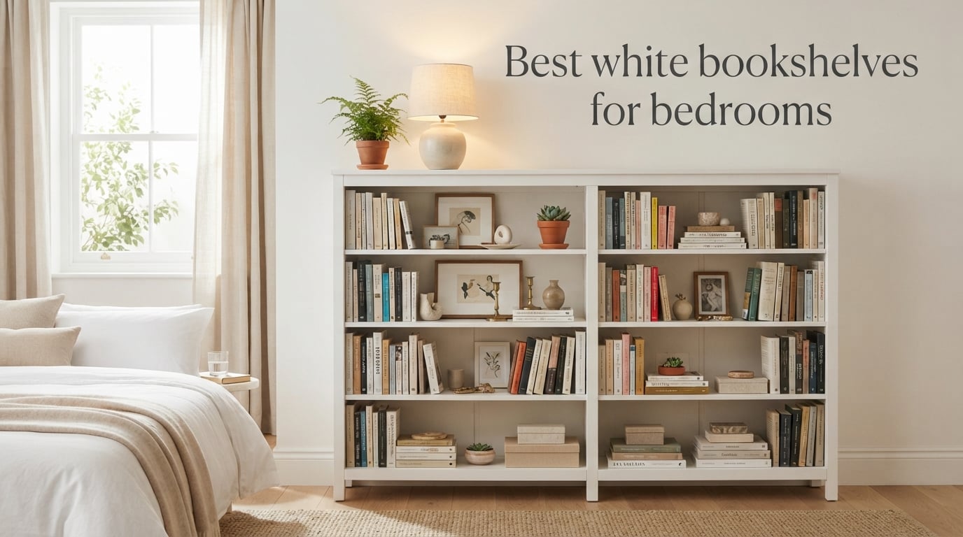 Best white bookshelves for bedrooms