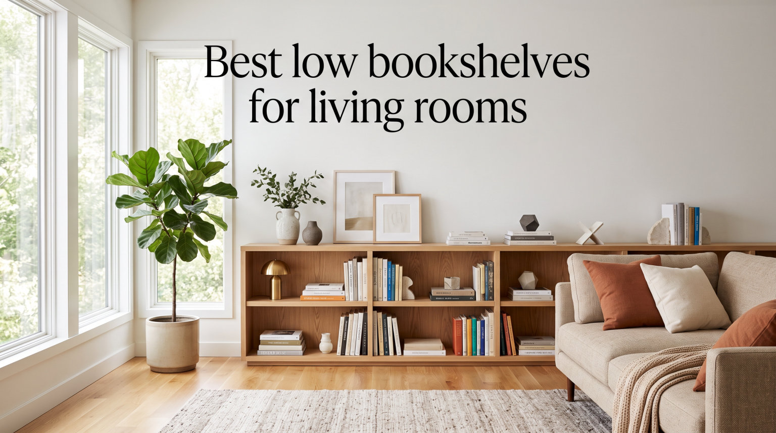 Best low bookshelves for living rooms
