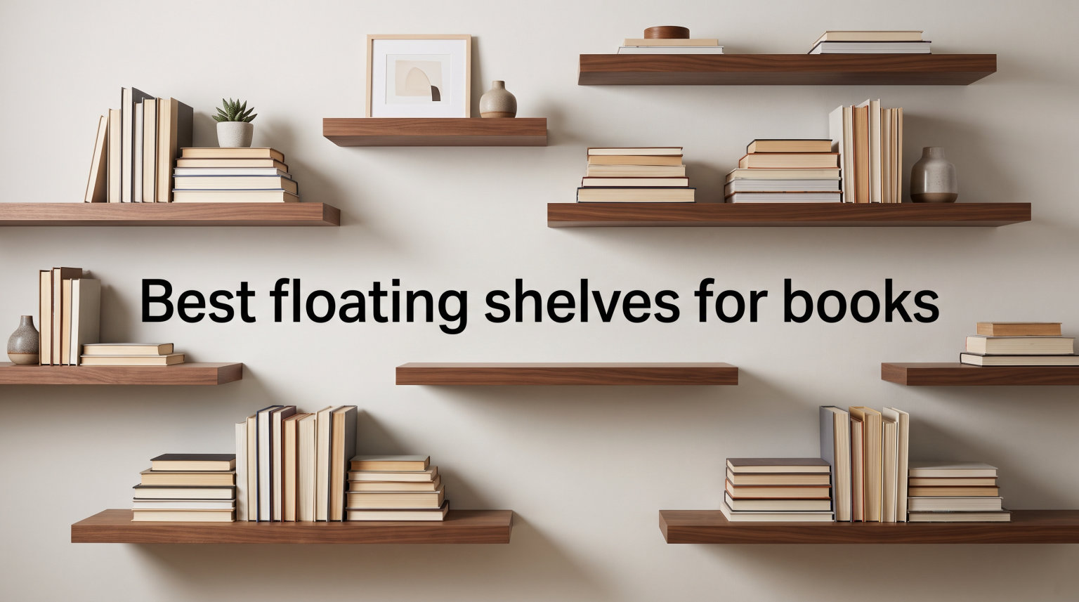 Best floating shelves for books
