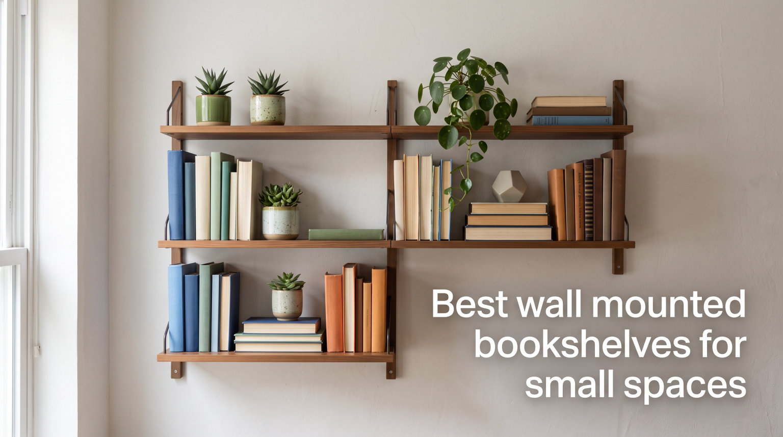 Best wall mounted bookshelves for small spaces