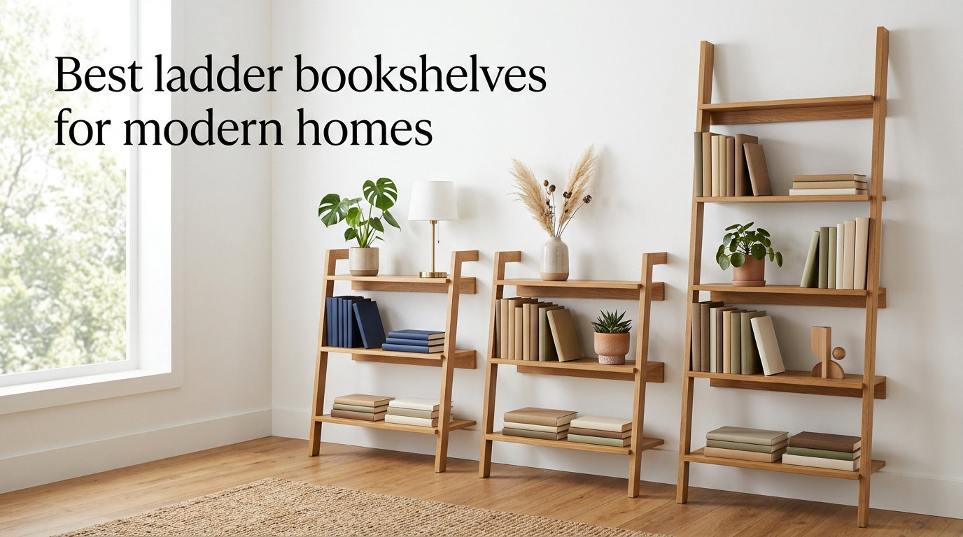 Best ladder bookshelves for modern homes