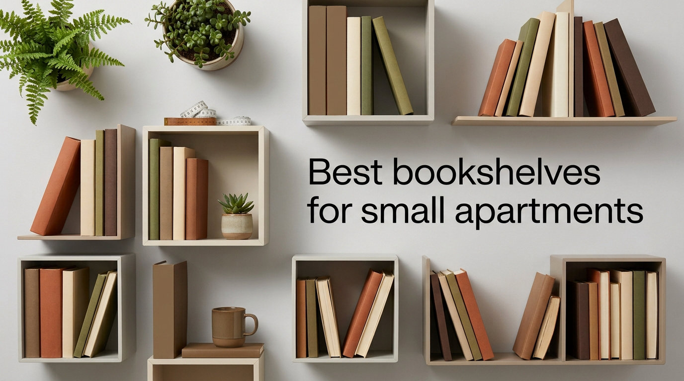 Best bookshelves for small apartments