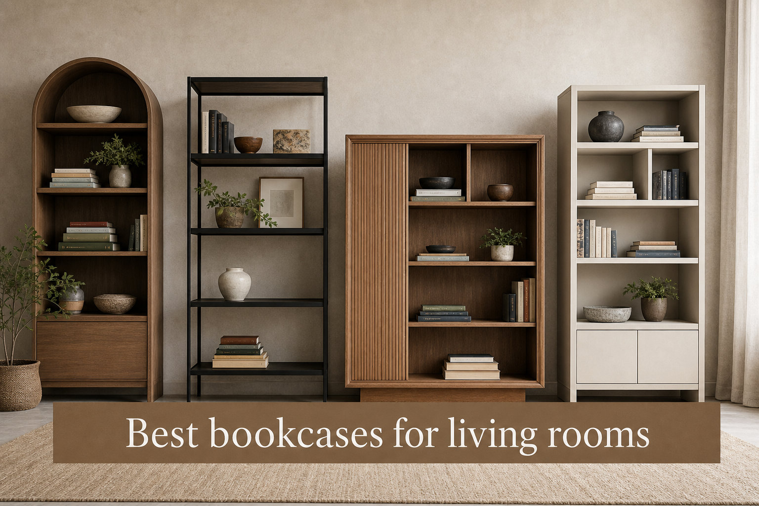 Best bookcases for living rooms
