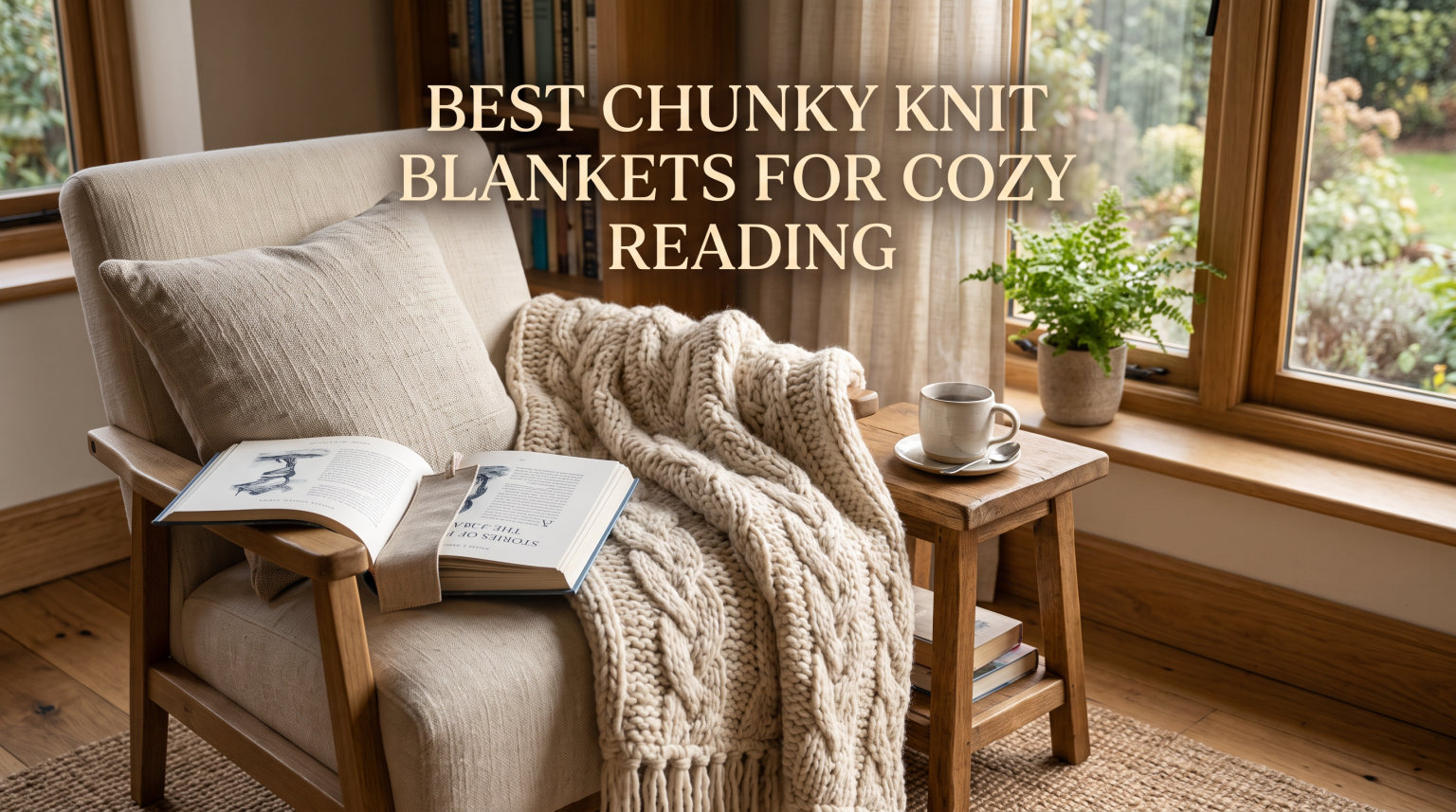 Best chunky knit blankets for cozy reading