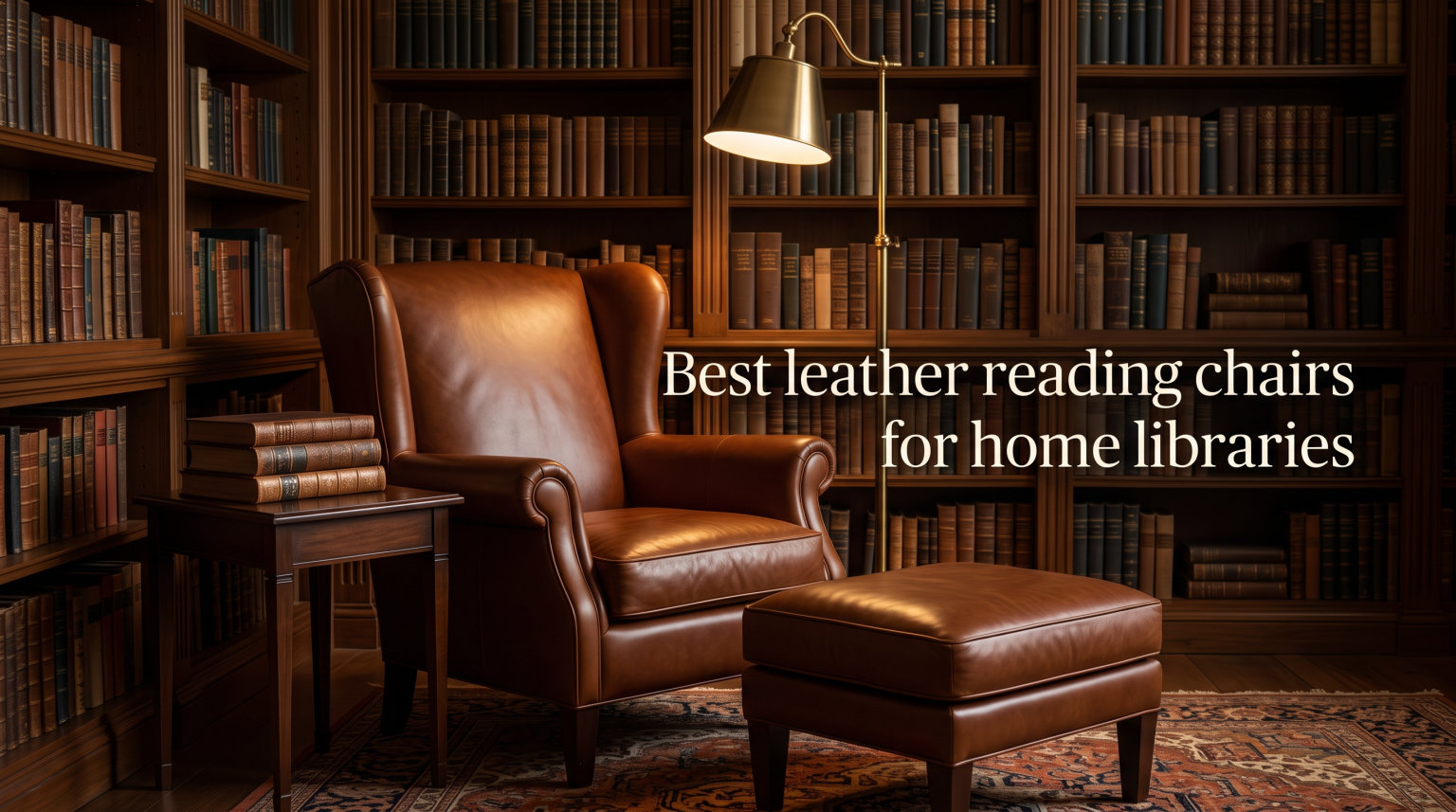 Best leather reading chairs for home libraries