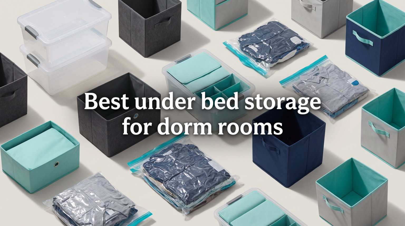 Best under bed storage for dorm rooms