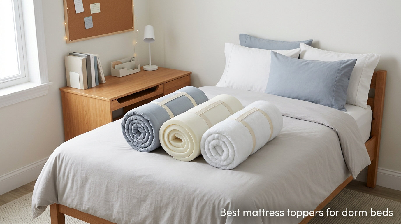 Best mattress toppers for dorm beds