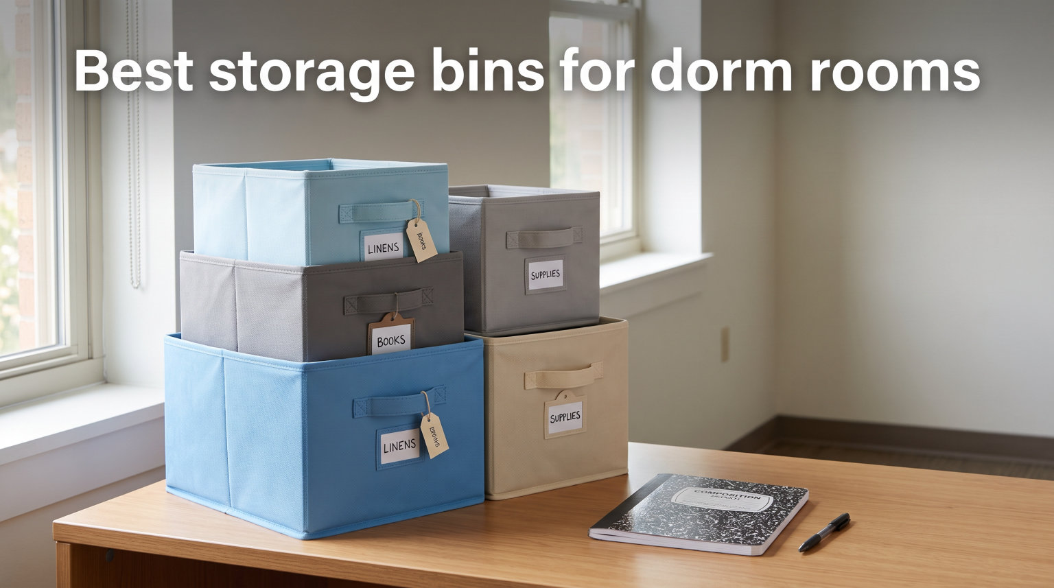 Best storage bins for dorm rooms