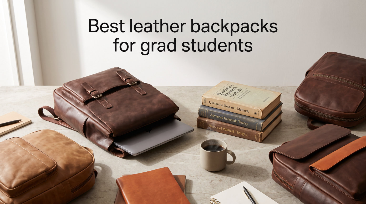 Best leather backpacks for grad students