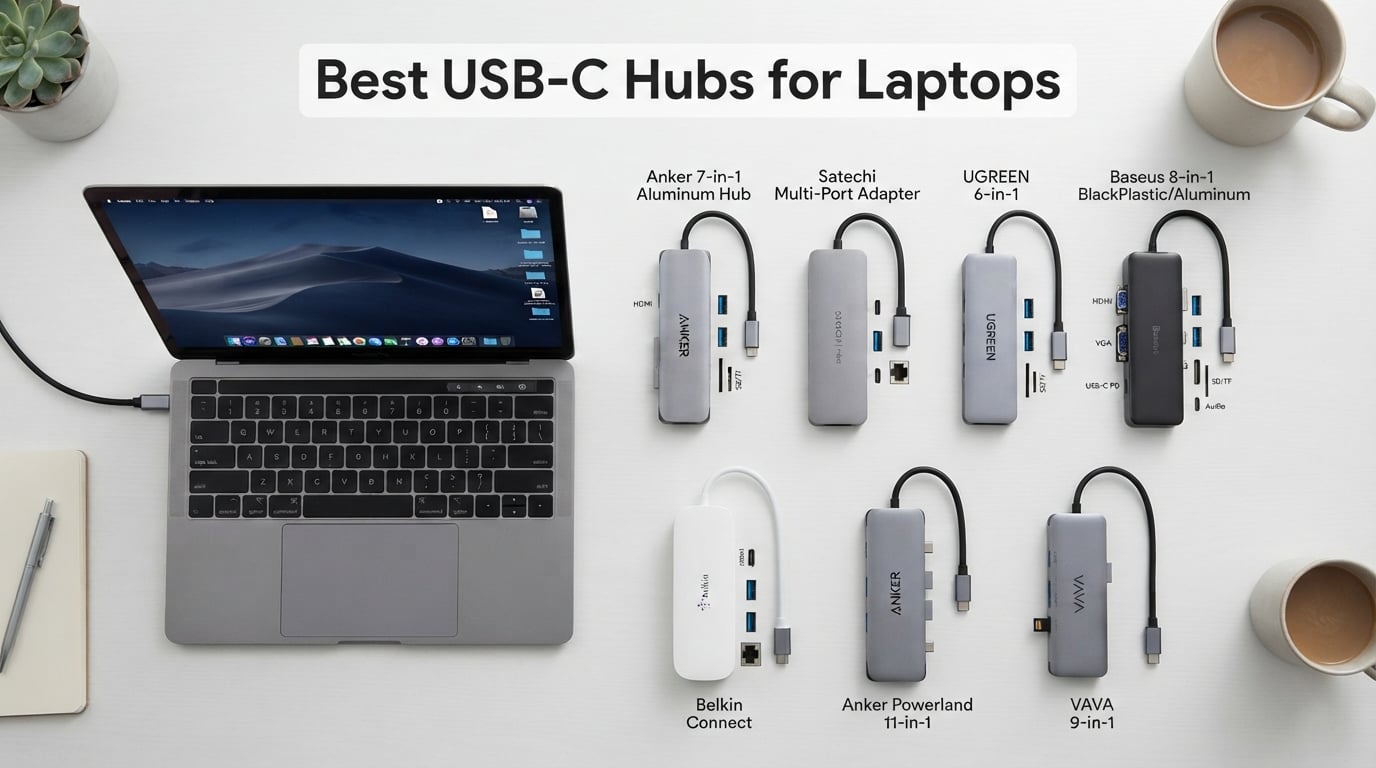 Best USB-C hubs for laptops