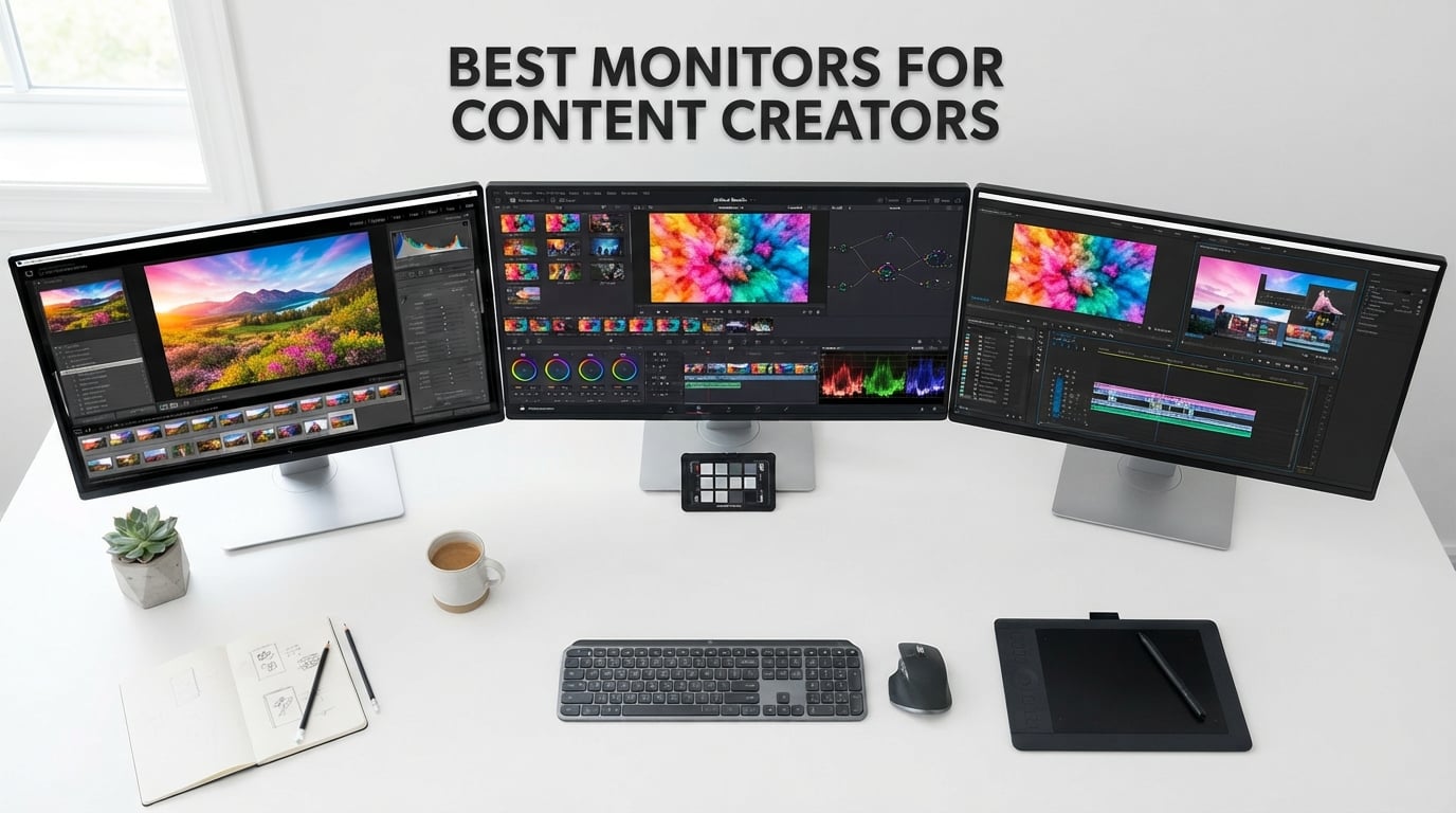 Best monitors for content creators