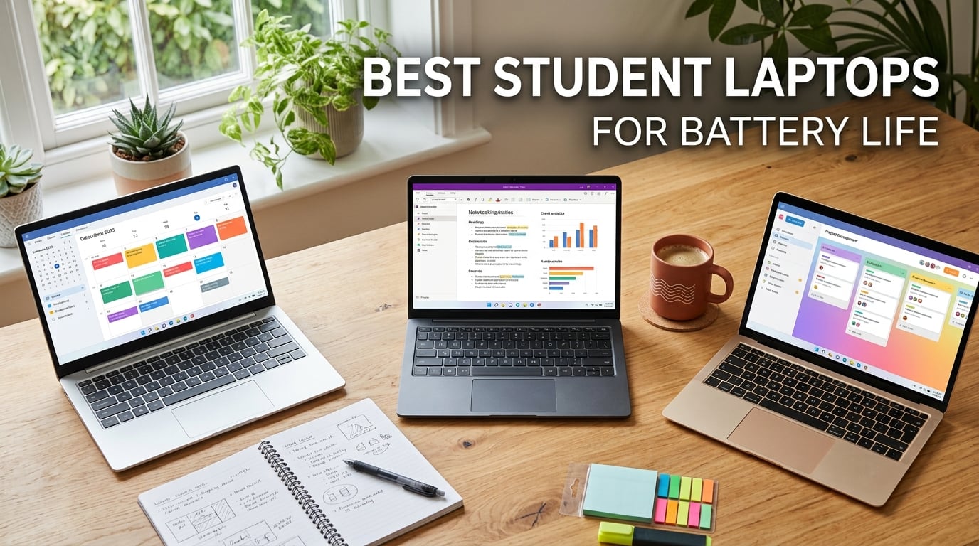 Best laptops with long battery life for students