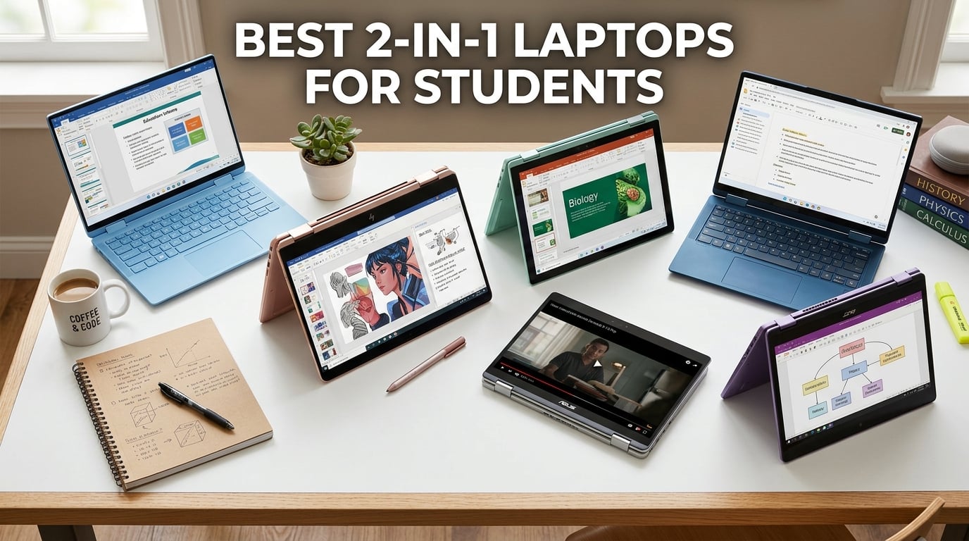 Best 2-in-1 laptops for students