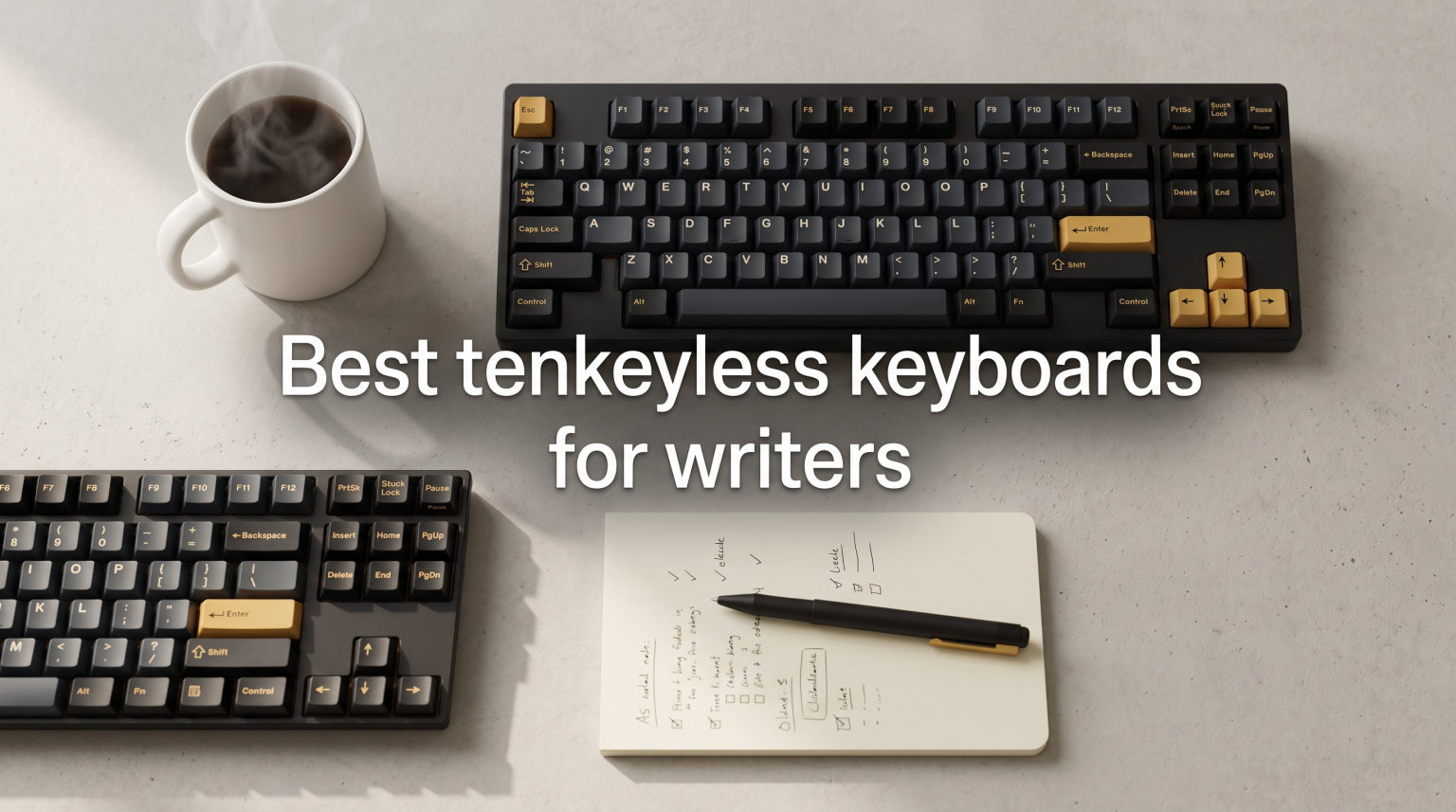 Best tenkeyless keyboards for writers