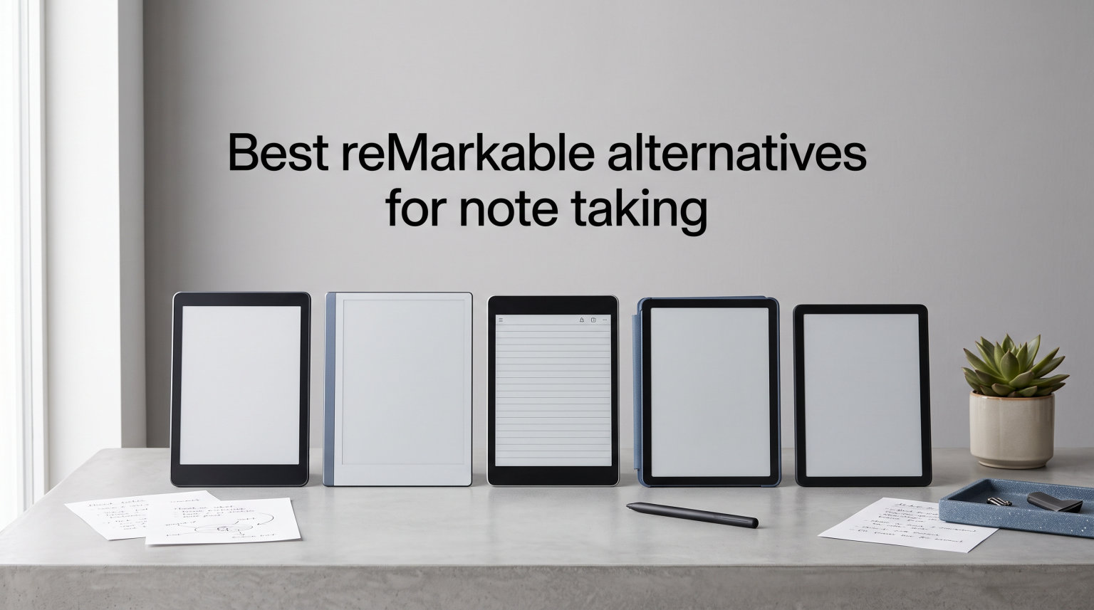 Best reMarkable alternatives for note taking