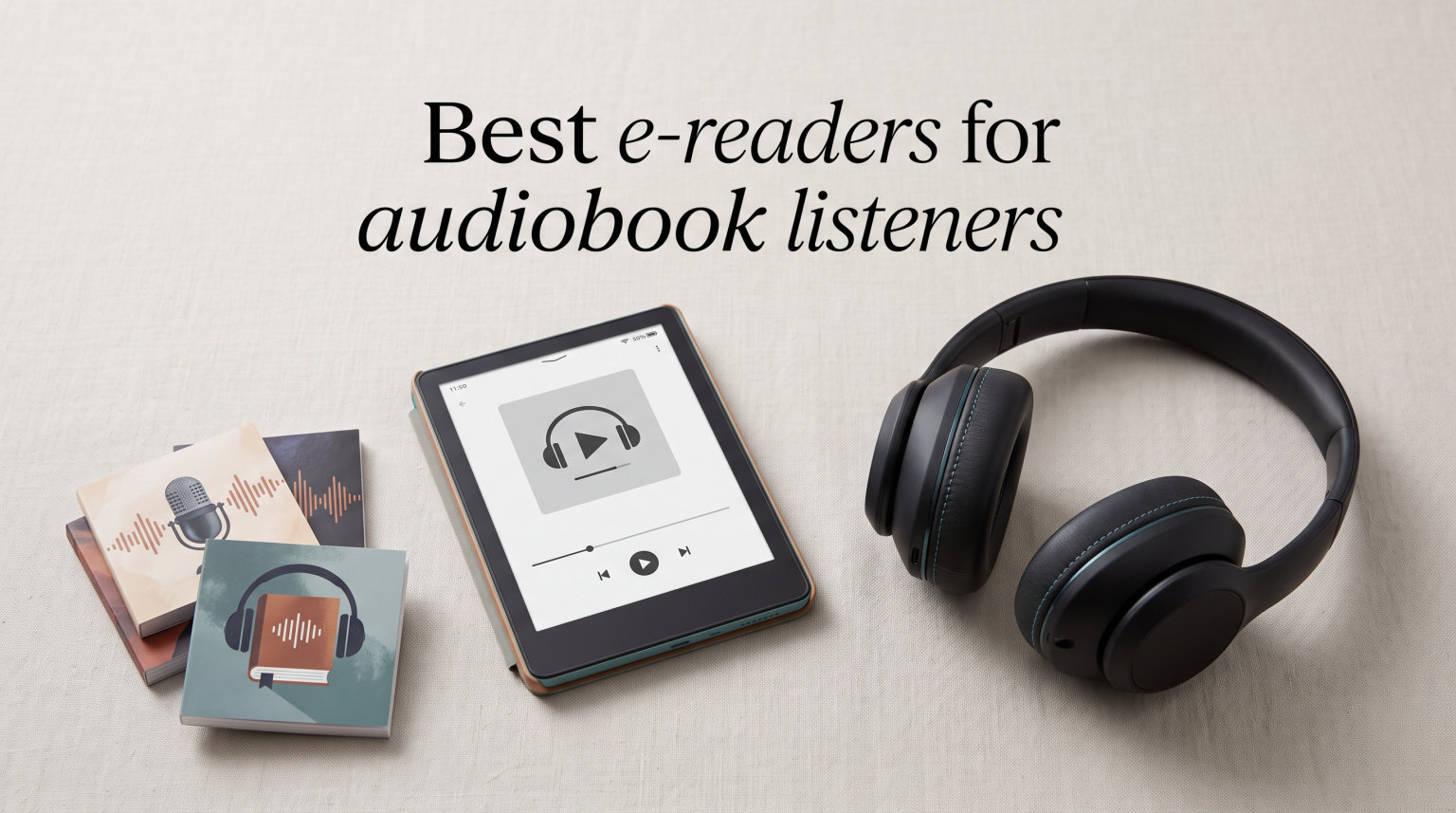 Best e-readers for audiobook listeners