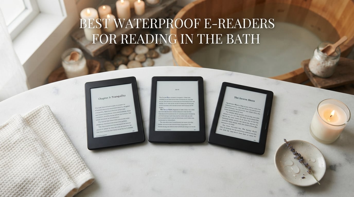 Best waterproof e-readers for reading in the bath