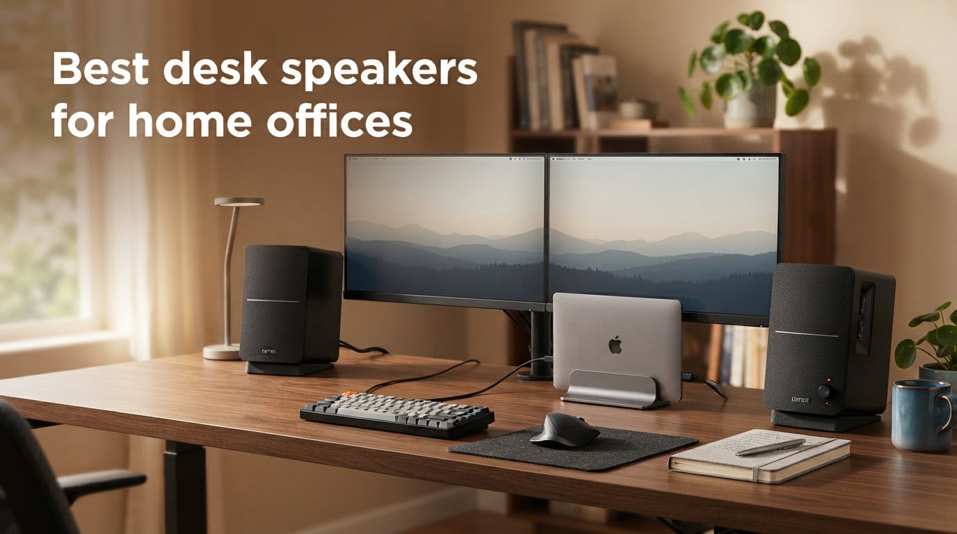 Best desk speakers for home offices