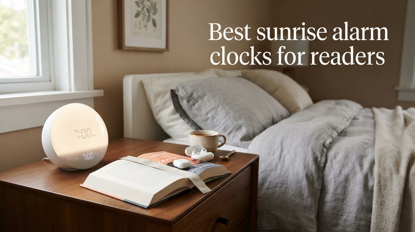 Best sunrise alarm clocks for readers