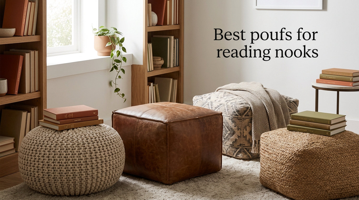Best poufs for reading nooks