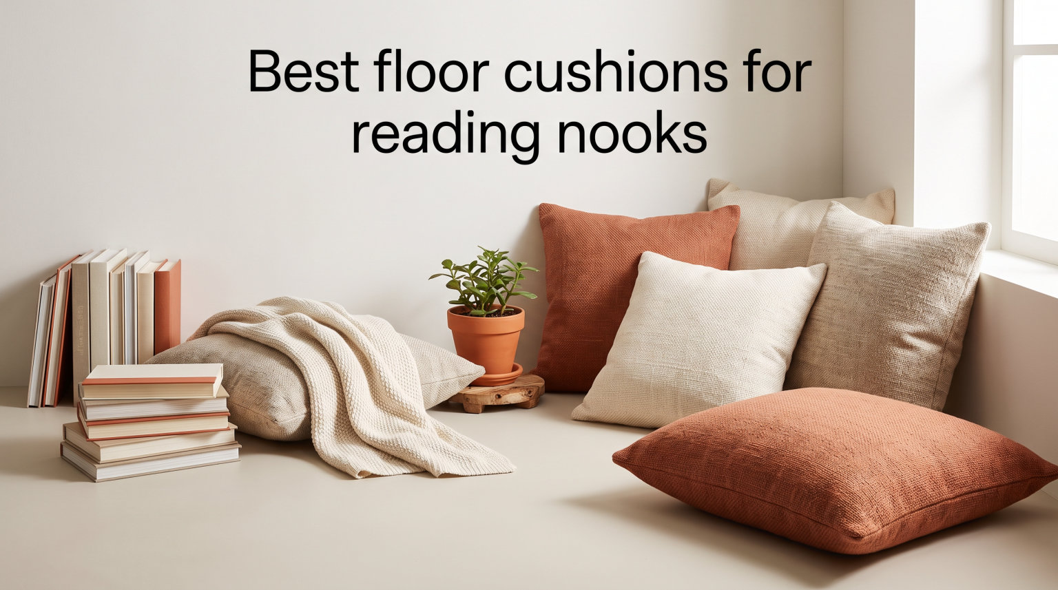 Best floor cushions for reading nooks
