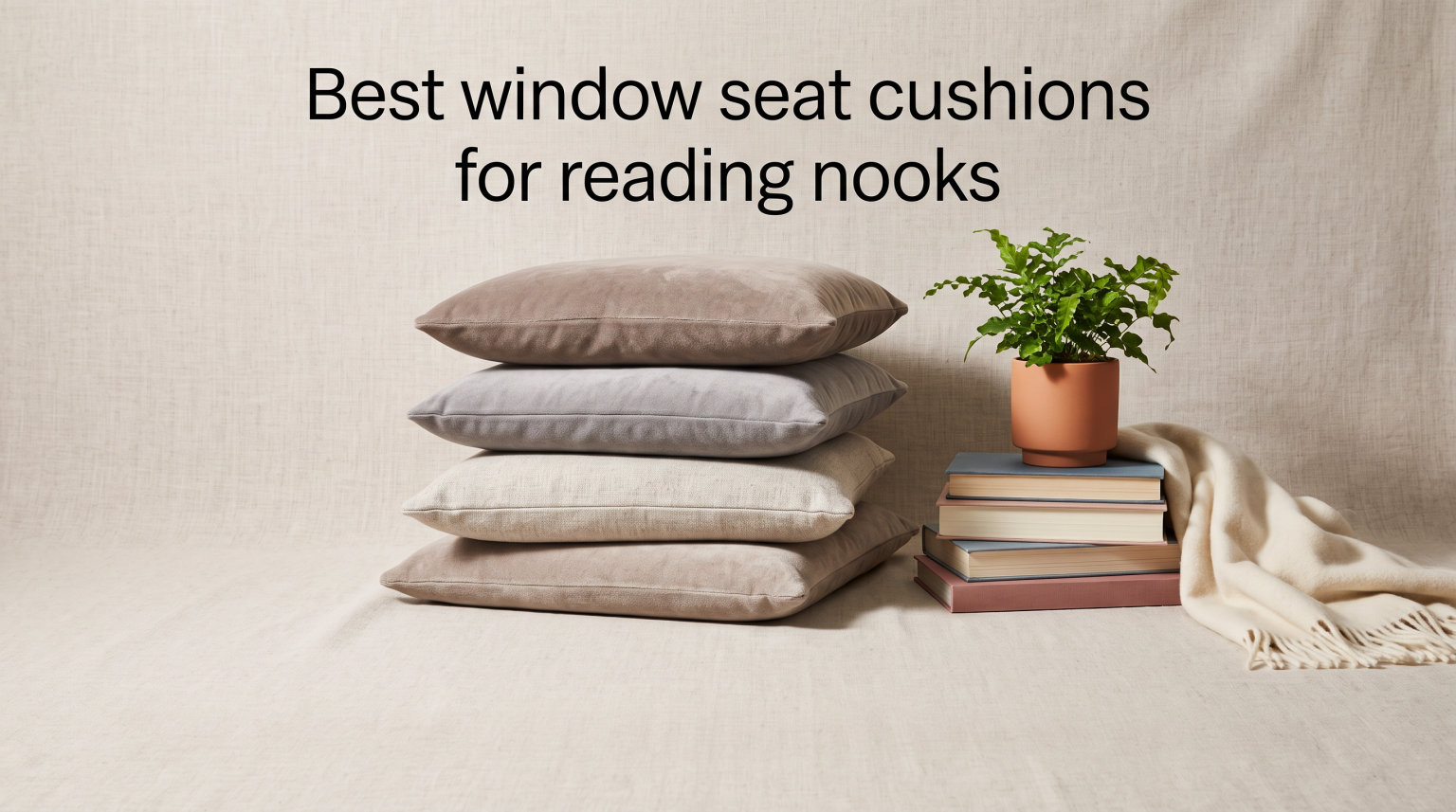 Best window seat cushions for reading nooks