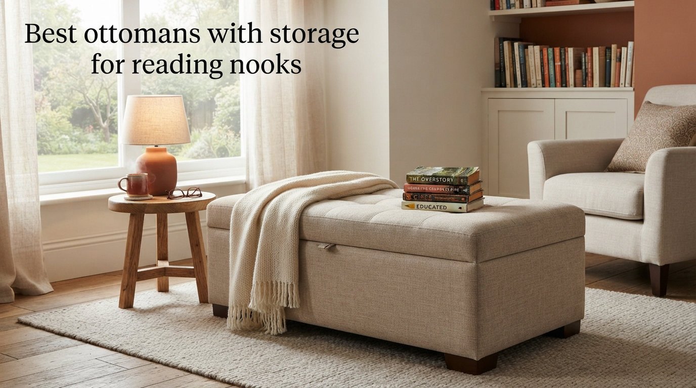 Best ottomans with storage for reading nooks
