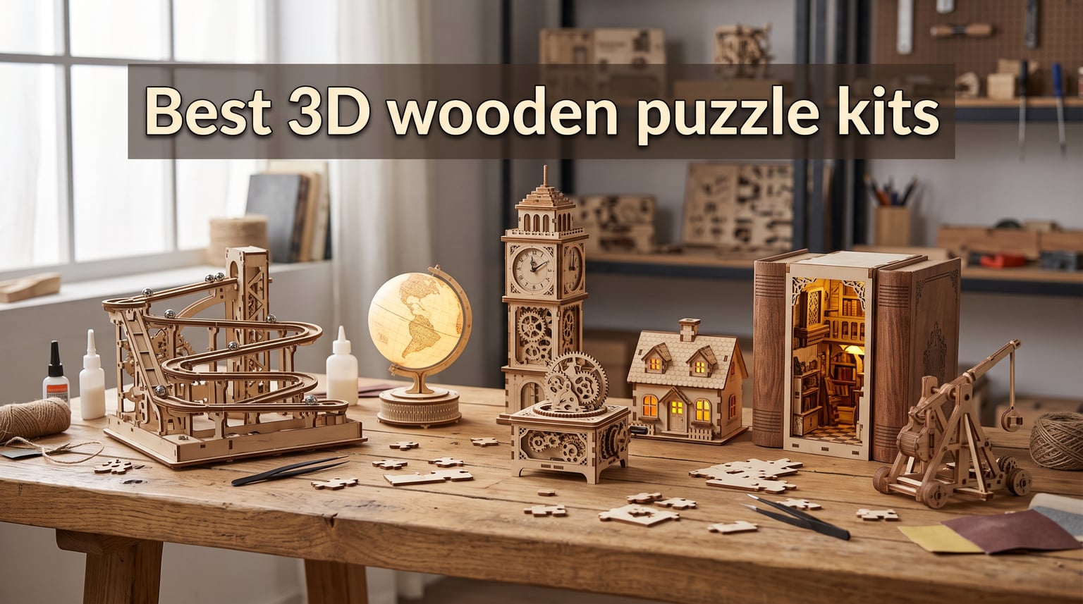 Best 3D wooden puzzle kits