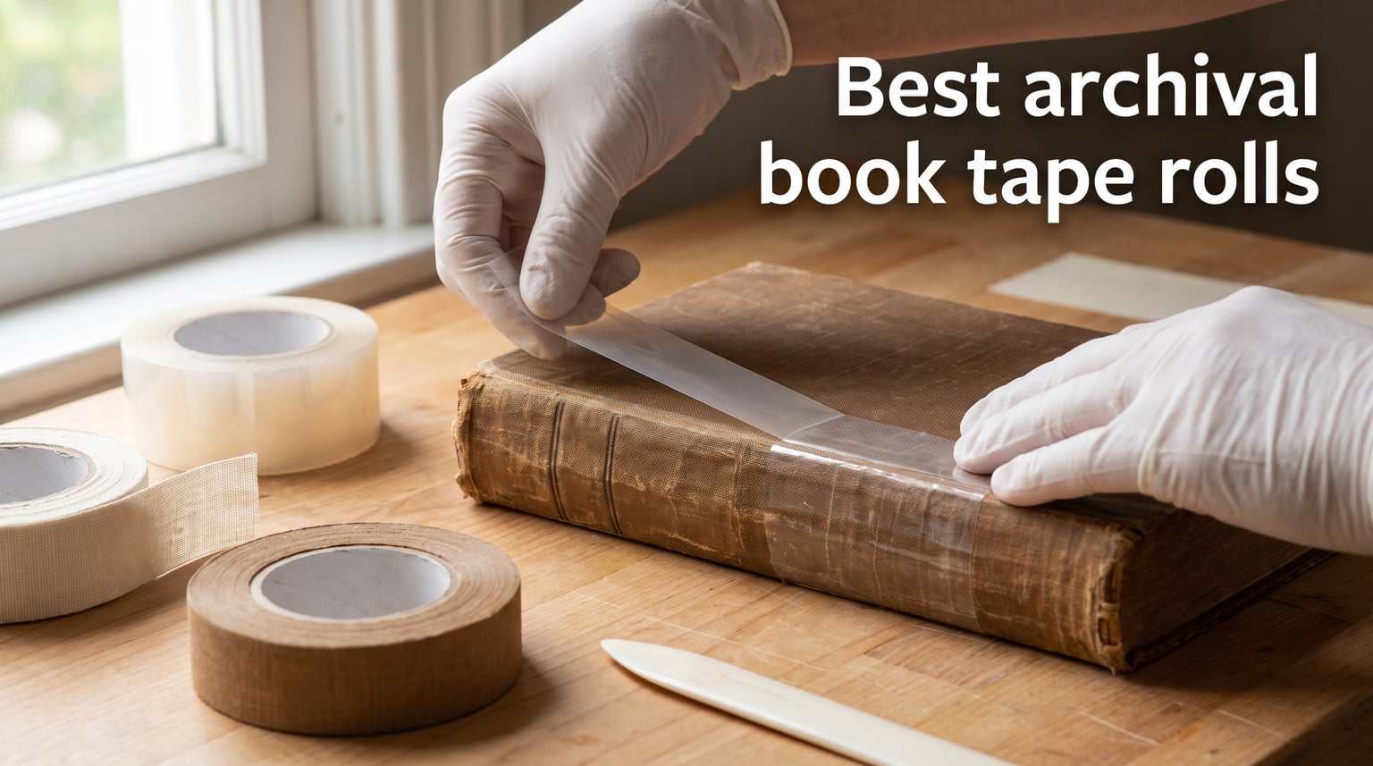 Best archival book tape rolls