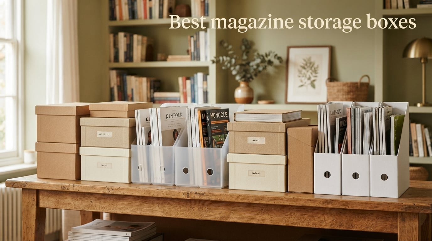 Best magazine storage boxes