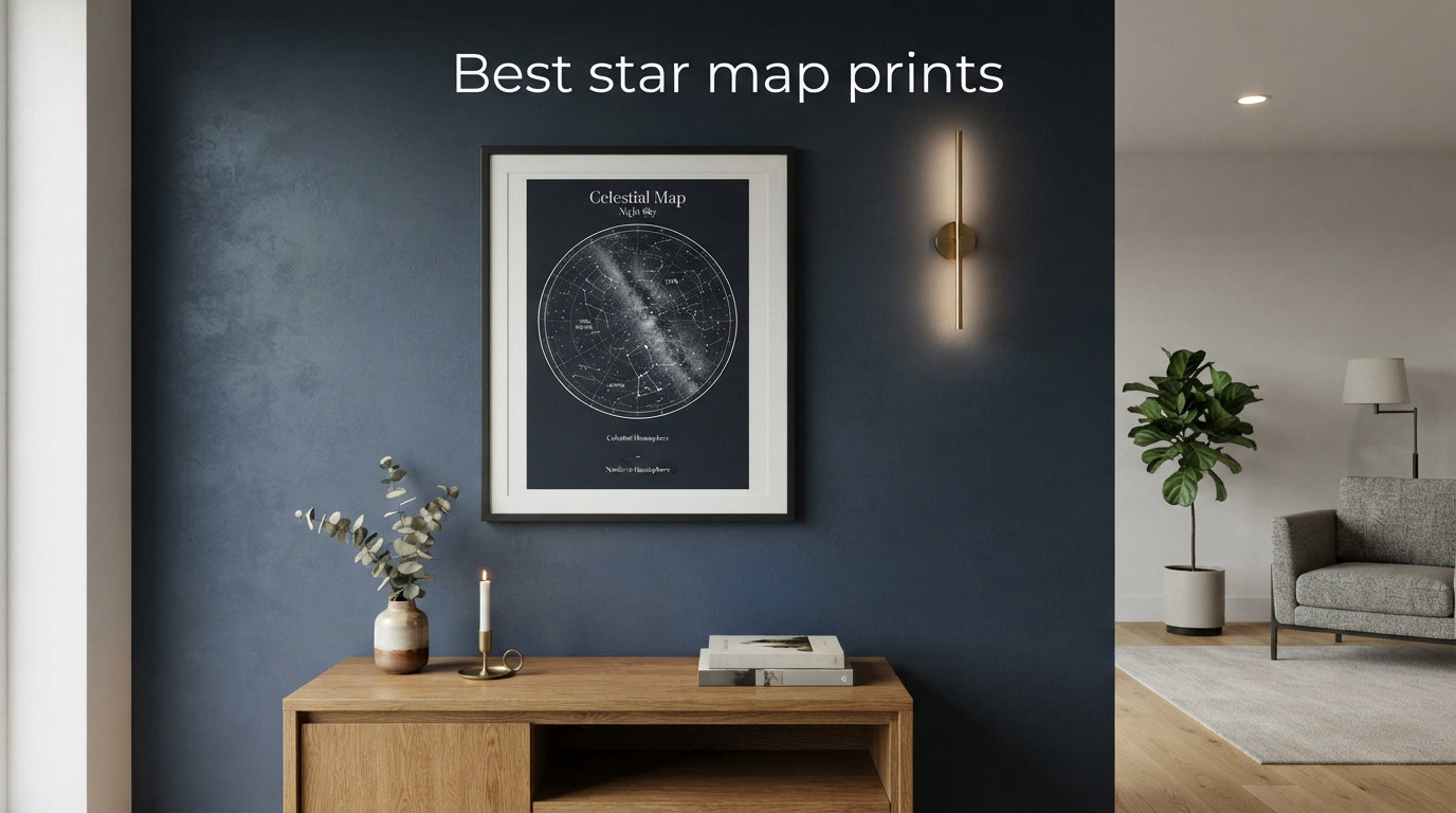 Best star map prints