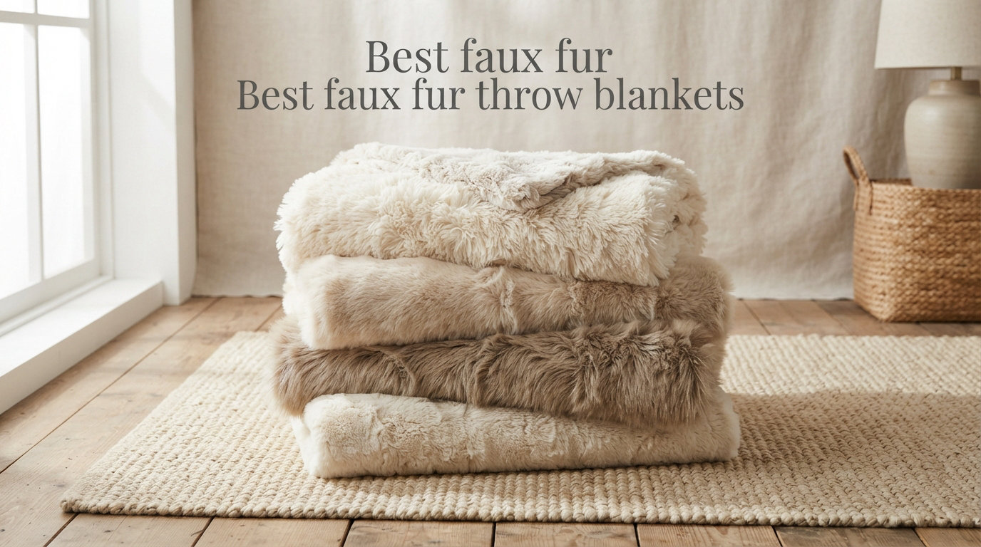 Best faux fur throw blankets