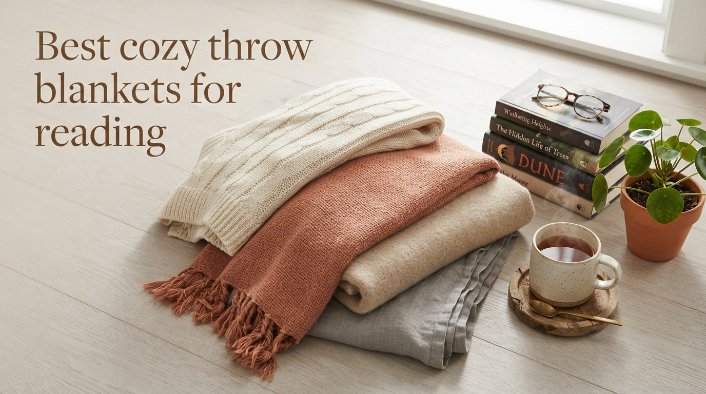 Best cozy throw blankets for reading