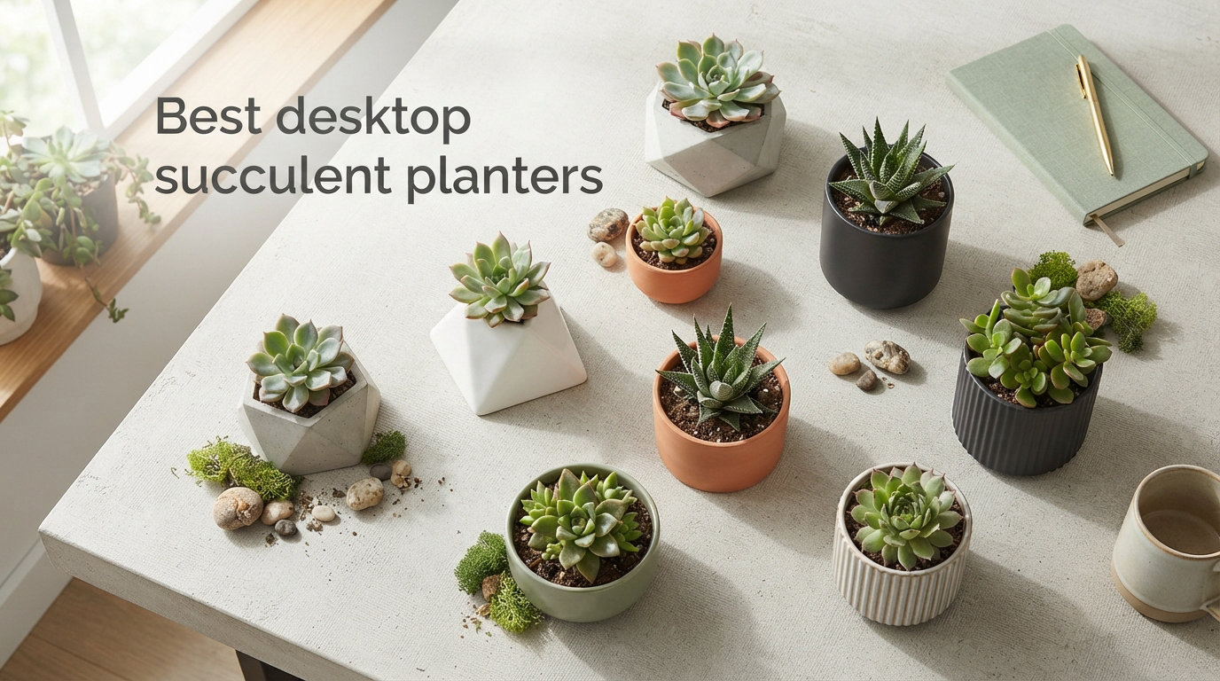 Best desktop succulent planters